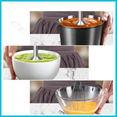 Mixeur et Blender 6 en 1 polyvalent puissant Mixeur 1500w haute gamme - Cuisinelecoffret.com