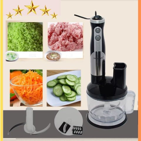 Mixeur, fouet hachoir a viande mixeur plongeant électrique 8 en 1 qualité supérieur - Cuisinelecoffret.com