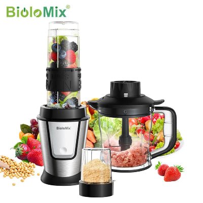 Mixeur, hachoir 3x1 puissant centrifugeuse extracteur qualité supérieur - Cuisinelecoffret.com