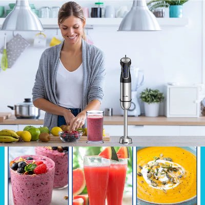 Mixeur, hachoir à viande mixer plongeant 1500w qualité supérieur - Cuisinelecoffret.com