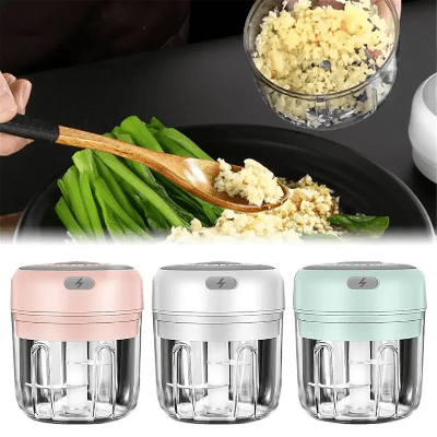 Mixeur, hachoir à viande polyvalent rechargeable robuste portable - Cuisinelecoffret.com