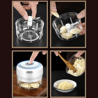 Mixeur, hachoir à viande polyvalent rechargeable robuste portable - Cuisinelecoffret.com