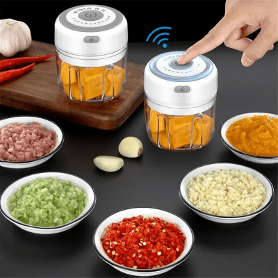 Mixeur, hachoir à viande polyvalent rechargeable robuste portable - Cuisinelecoffret.com