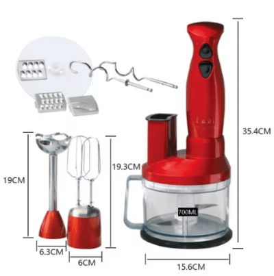 Mixeur, hachoir batteur électrique, mixeur plongeant énergique - Cuisinelecoffret.com