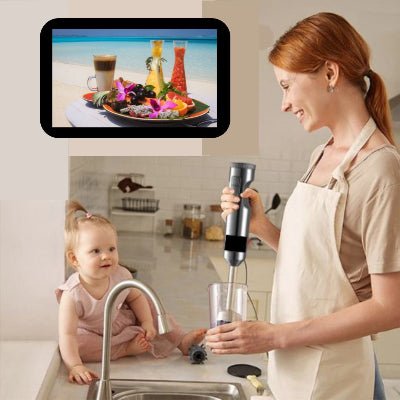 Mixeur, hachoir énergique vitesse variable Mixer plongeant puissant qualité inégalé - Cuisinelecoffret.com