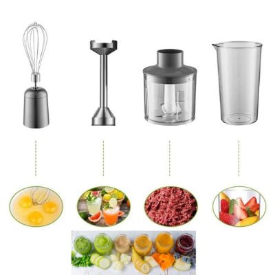 Mixeur, hachoir énergique vitesse variable Mixer plongeant puissant qualité inégalé - Cuisinelecoffret.com