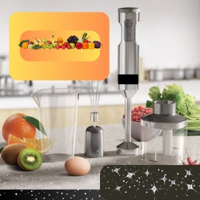 Mixeur, hachoir énergique vitesse variable Mixer plongeant puissant qualité inégalé - Cuisinelecoffret.com