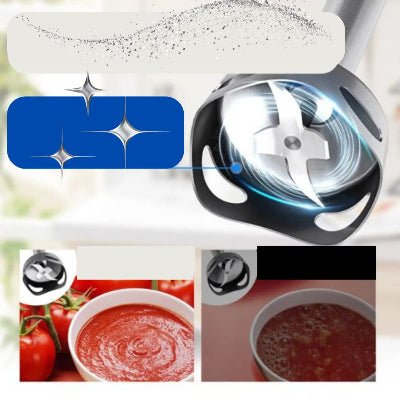 Mixeur, mélangeur 6 en 1 multifonctionnel Mixeur plongeant puissant de qualité supérieur - Cuisinelecoffret.com