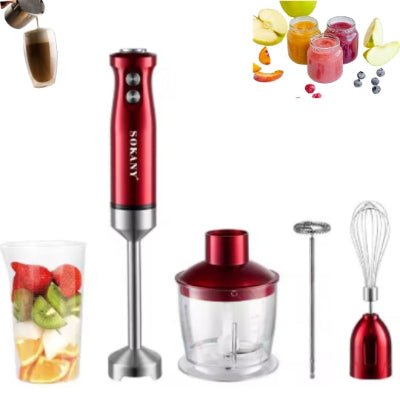 Mixeur, mousseur a lait, hachoir a viande presse agrume polyvalent - Cuisinelecoffret.com