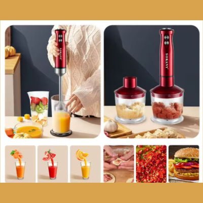 Mixeur, mousseur a lait, hachoir a viande presse agrume polyvalent - Cuisinelecoffret.com