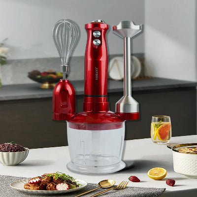 Mixeur, mousseur a lait, hachoir a viande presse agrume polyvalent - Cuisinelecoffret.com