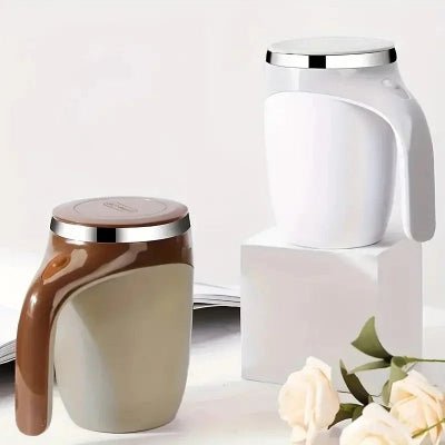 Mixeur : tasse magnétique rotative pour bureau maison voyage - Cuisinelecoffret.com