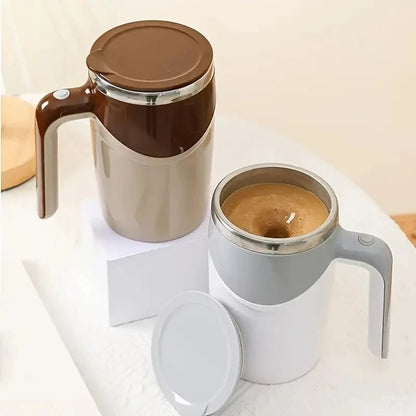 Mixeur : tasse magnétique rotative pour bureau maison voyage - Cuisinelecoffret.com