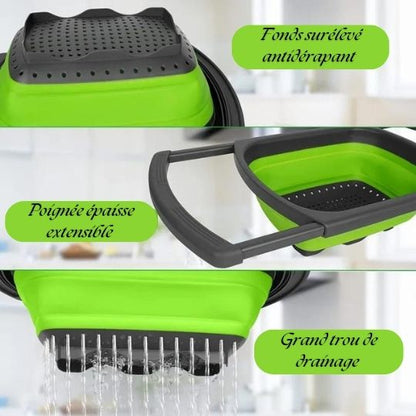Moule silicone Passoire extensible - Cuisinelecoffret.com