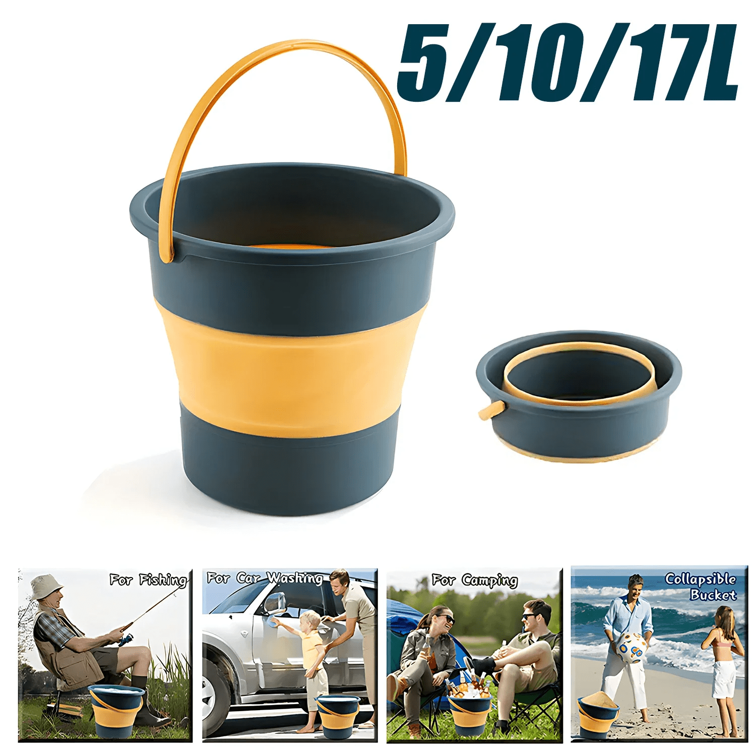 Moule silicone seau pliable - Cuisinelecoffret.com