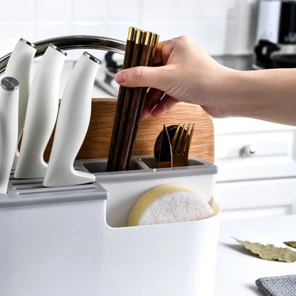 Rangement cuisine Bloc Couteaux moderne pour cuisine organinisée - Cuisinelecoffret.com
