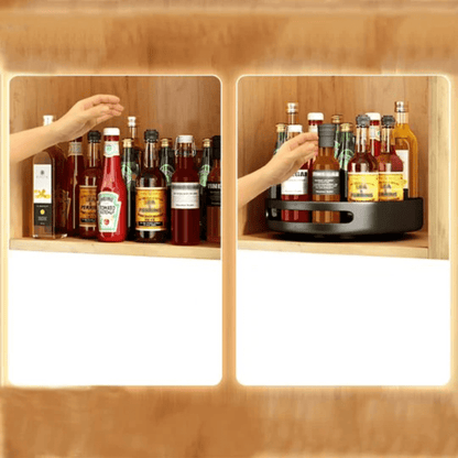 Rangement cuisine épices rotatif polyvalent organisé utile - Cuisinelecoffret.com