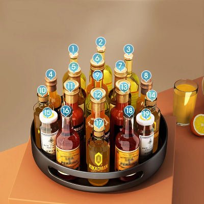 Rangement cuisine épices rotatif polyvalent organisé utile - Cuisinelecoffret.com