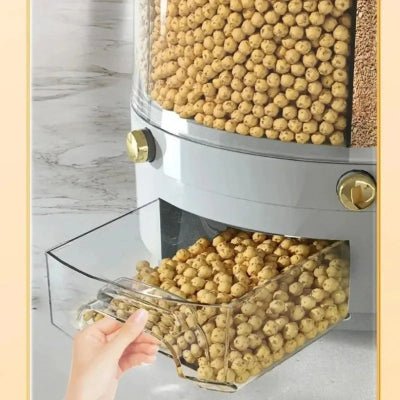 Rangement cuisine pour aliment sec rotatif qualité supérieur - Cuisinelecoffret.com