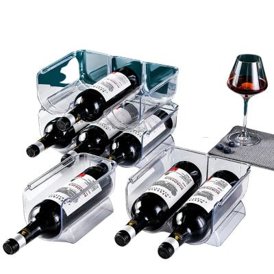 Rangement cuisine pour bouteille de vin ajustable frigo armoire - Cuisinelecoffret.com