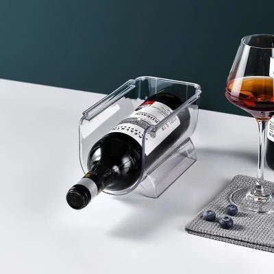 Rangement cuisine pour bouteille de vin ajustable frigo armoire - Cuisinelecoffret.com