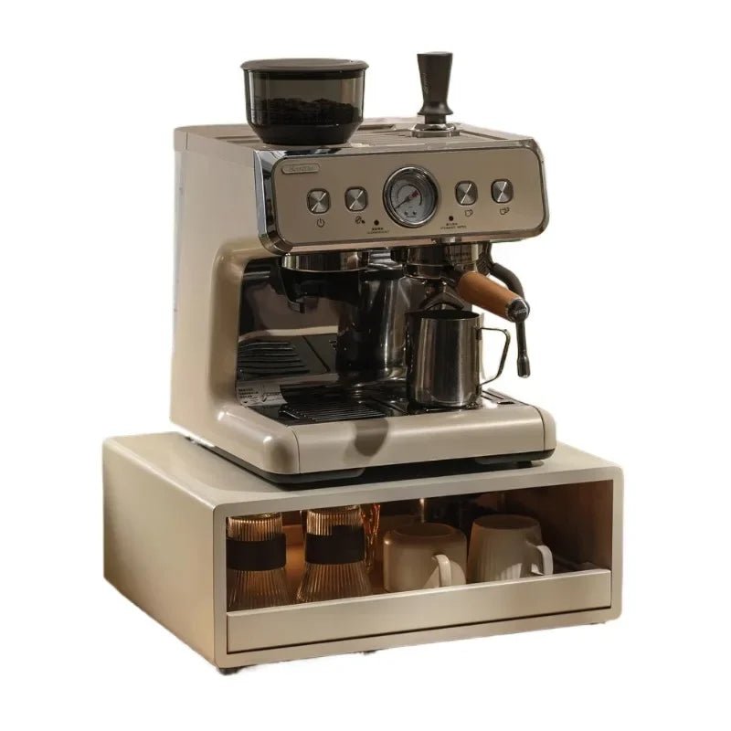 Rangement cuisine pour cafetière support micro onde meuble polyvalent - Cuisinelecoffret.com