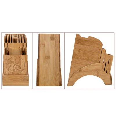 Rangement cuisine pour couteaux en bamboo de première qualité ventage - Cuisinelecoffret.com