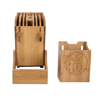 Rangement cuisine pour couteaux en bamboo de première qualité ventage - Cuisinelecoffret.com
