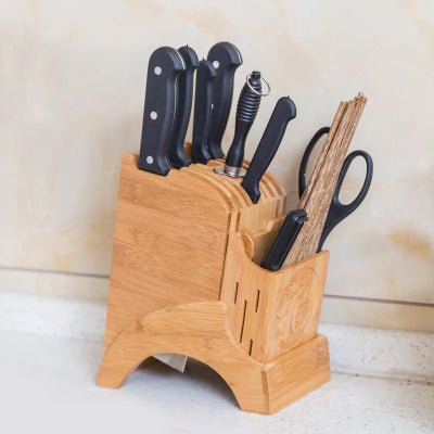 Rangement cuisine pour couteaux en bamboo de première qualité ventage - Cuisinelecoffret.com