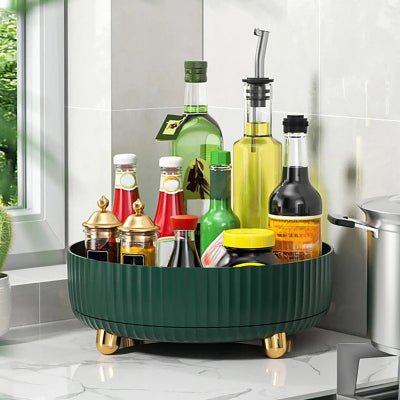 Rangement cuisine pour épice plateau tournant indispensable polyvalent - Cuisinelecoffret.com