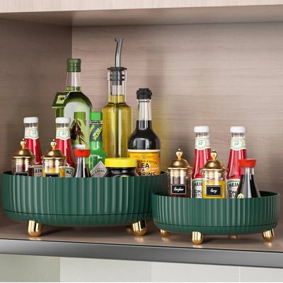 Rangement cuisine pour épice plateau tournant indispensable polyvalent - Cuisinelecoffret.com