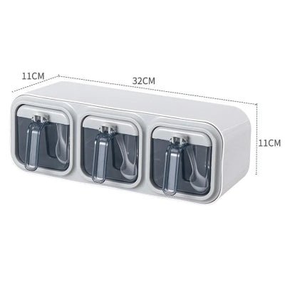 Rangement cuisine pour épices mural boite de rangement cuisine efficace - Cuisinelecoffret.com