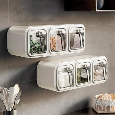Rangement cuisine pour épices mural boite de rangement cuisine efficace - Cuisinelecoffret.com