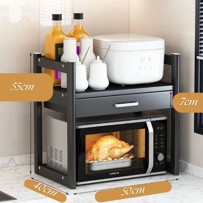 Rangement cuisine pour micro onde organisateur cuisine multifonction - Cuisinelecoffret.com