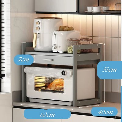 Rangement cuisine pour micro onde organisateur cuisine multifonction - Cuisinelecoffret.com