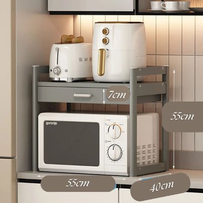 Rangement cuisine pour micro onde organisateur cuisine multifonction - Cuisinelecoffret.com