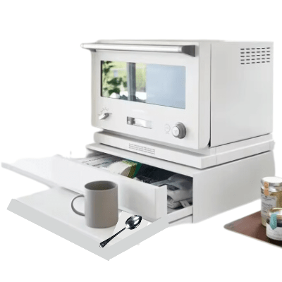Rangement cuisine support micro onde boite de rangement cuisine ventage - Cuisinelecoffret.com