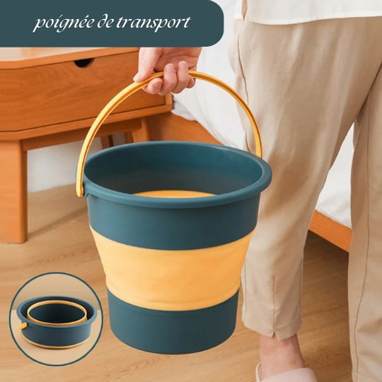 collapsible bucket silicone mold