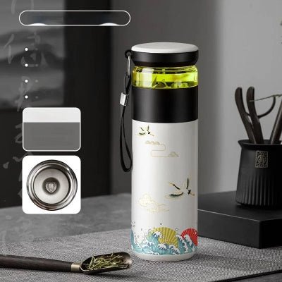 Thermos bouteille Isotherme carafe café infuseur à thé haut de gamme - Cuisinelecoffret.com