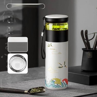 Thermos bouteille Isotherme carafe café infuseur à thé haut de gamme - Cuisinelecoffret.com