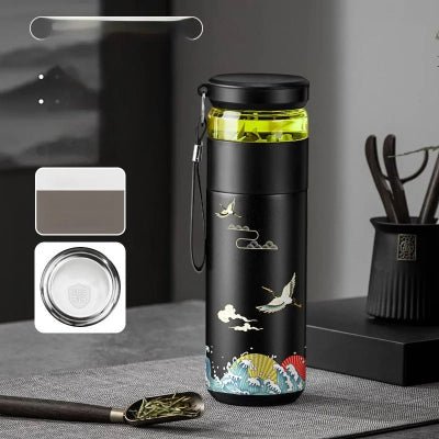 Thermos bouteille Isotherme carafe café infuseur à thé haut de gamme - Cuisinelecoffret.com