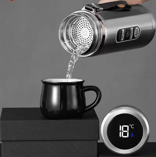 Thermos tasse isotherme thermos café affichage LED de la température ventage - Cuisinelecoffret.com