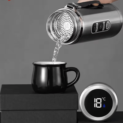 Thermos tasse isotherme thermos café affichage LED de la température ventage - Cuisinelecoffret.com