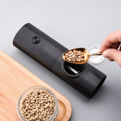 Ustensiles cuisine : Moulin poivre et sel automatique haut de gamme - Cuisinelecoffret.com
