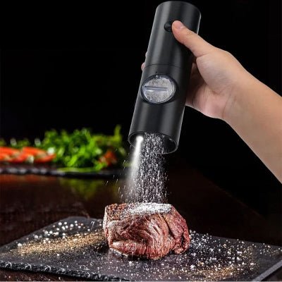 Ustensiles cuisine : Moulin poivre et sel automatique haut de gamme - Cuisinelecoffret.com