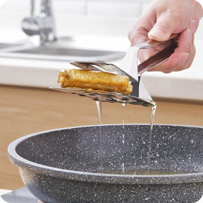 Ustensiles de cuisine: Duo spatules inoxydable pince pour cuisine haut de gamme - Cuisinelecoffret.com