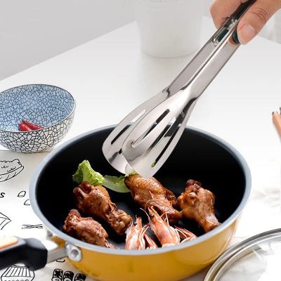 Ustensiles de cuisine: Duo spatules inoxydable pince pour cuisine haut de gamme - Cuisinelecoffret.com