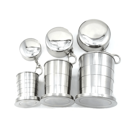 Ustensiles de cuisine : Verres rétractable 2 pour 1 inoxydable 304 - Cuisinelecoffret.com